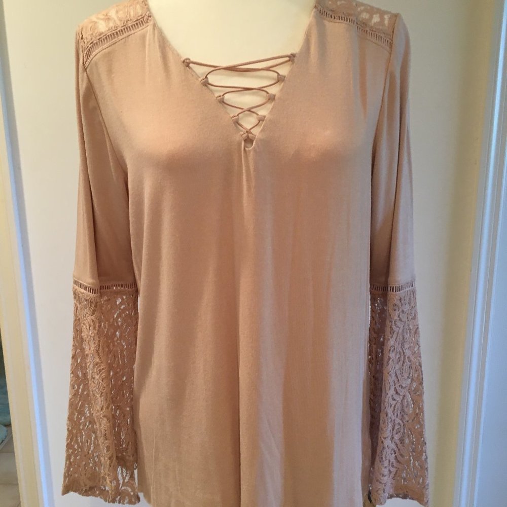 NWT DEMOCRACY PINK FASHIONABLE TOP XL